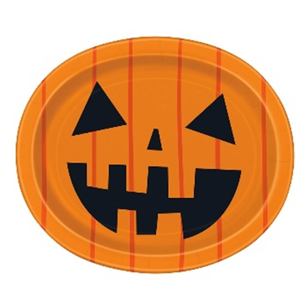 Plato Ovalado Pumpkin Toss C/8
