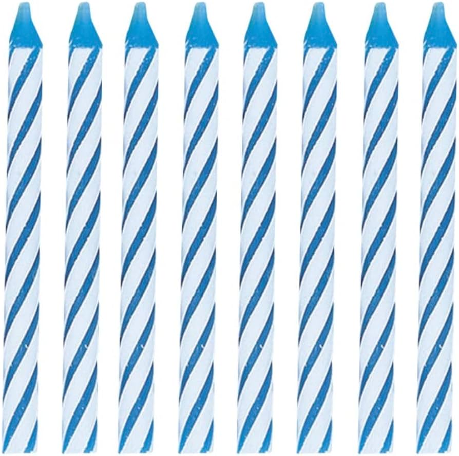 Vela Espiral Azul C/1