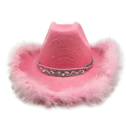 Sombrero Vaquero Rosa C/1