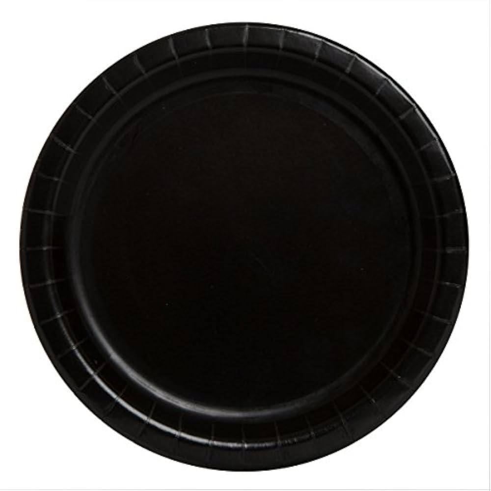 Plato 9" Negro Carton C/16