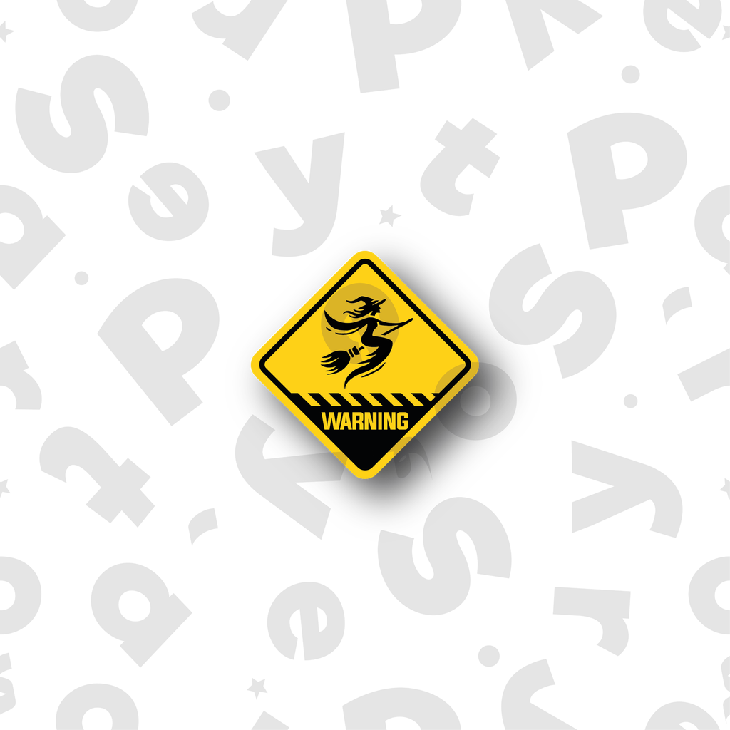 Figura De Plastico Warning Bruja Ch C/1