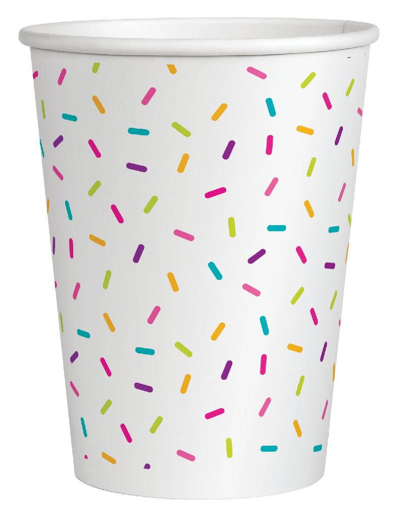 Vaso 9oz Sprinkle C/8