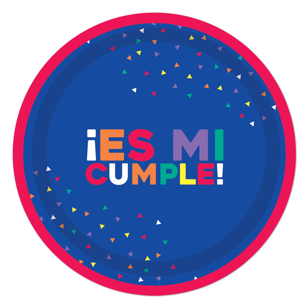 Plato 7" Es Mi Cumple C/8