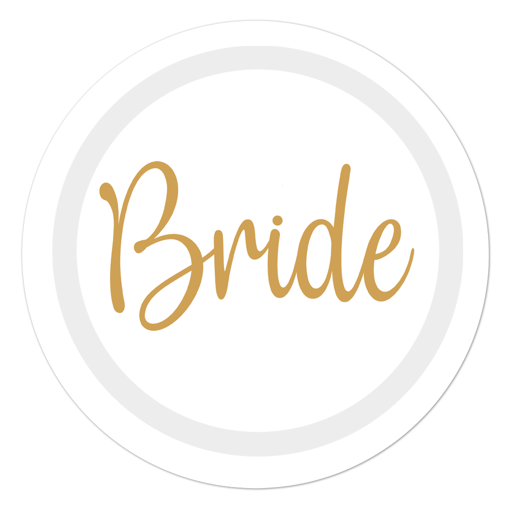 Plato 7" Bride To Be Dorado C/8