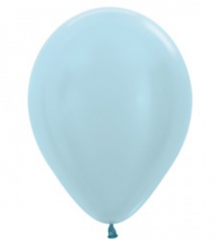 Globo 12" Latex Satin Azul C/1
