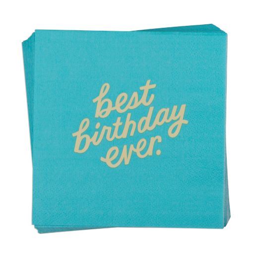 Servilleta Best Birthday Ever C/20