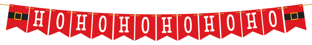 Banderin Colgante HoHoHo C/1