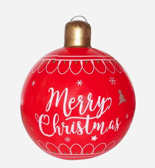 Esfera De Navidad Inflable C/1