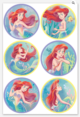 Distintivos Sirenita C/24