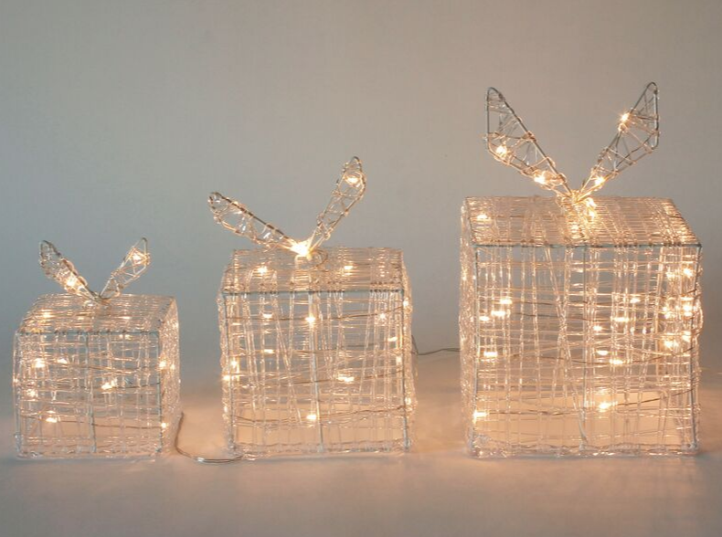 Cajas De Regalo Luminosas C/1