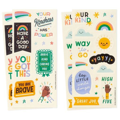 Plantilla de Stickers Little World Changes C/60