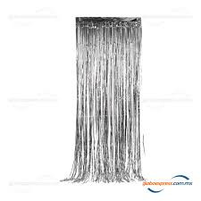 Cortina Metalica Plateada  C/1