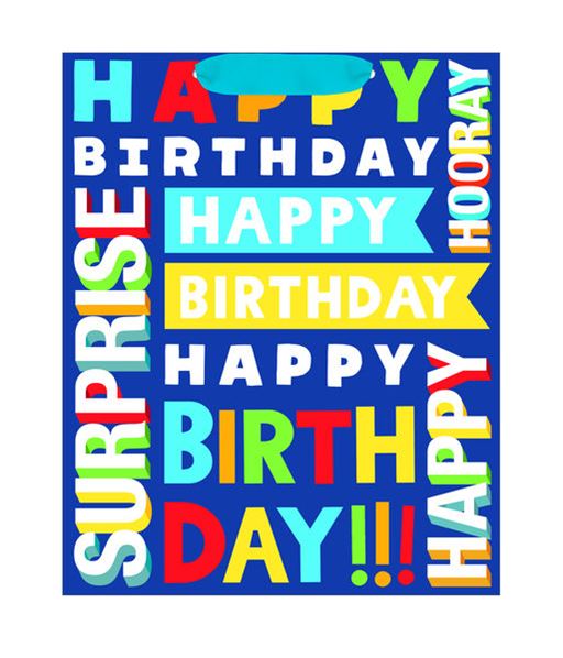 Bolsa M Happy Birthday Hallmark C/1