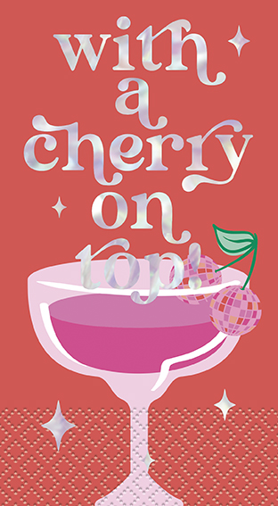 Servilleta Whit A Cherry On Top C/16