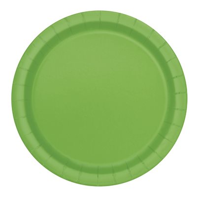 Plato 7" Verde Lima C/20