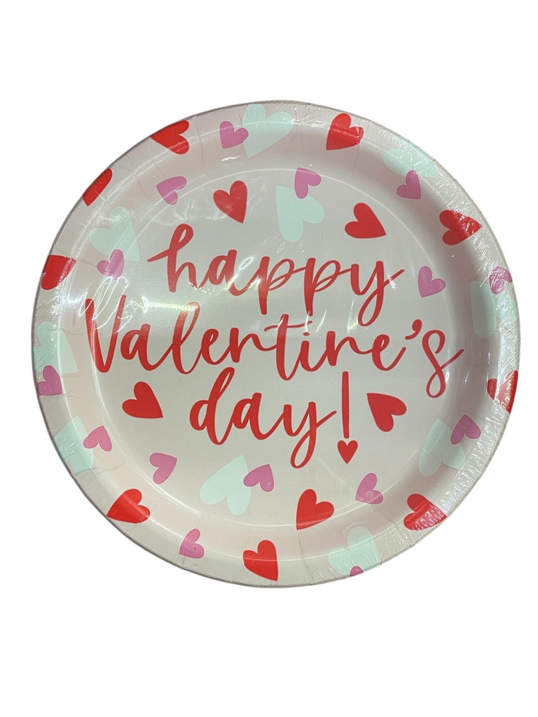 Plato 9" Fluttering Hearts C/8