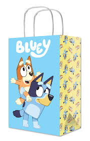 Bolsa De Papel Con Asa Bluey C/6