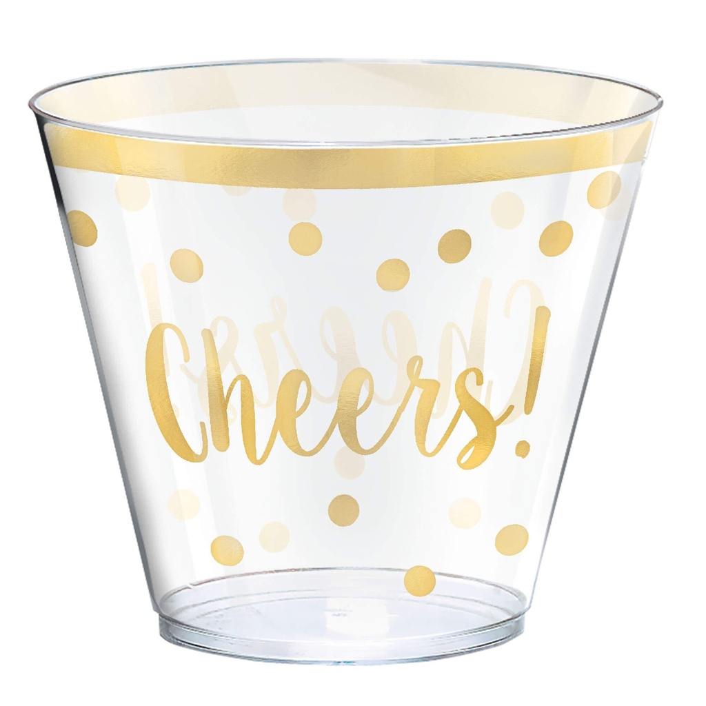 Vaso 9oz Cheers C/30