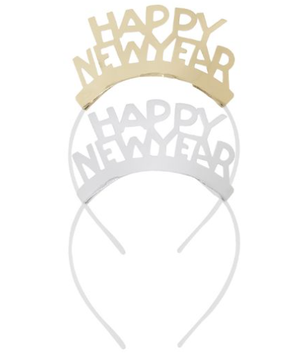 Tiara Año Nuevo Plata/Oro C/8