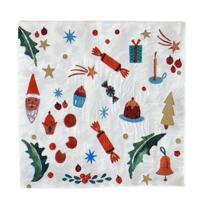 Servilleta Navideña C/16