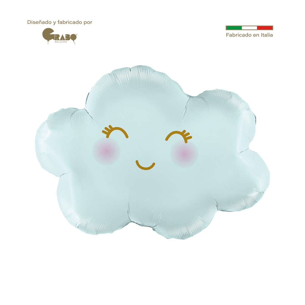 Globo 24" Nube Satin Azul Pastel C/1