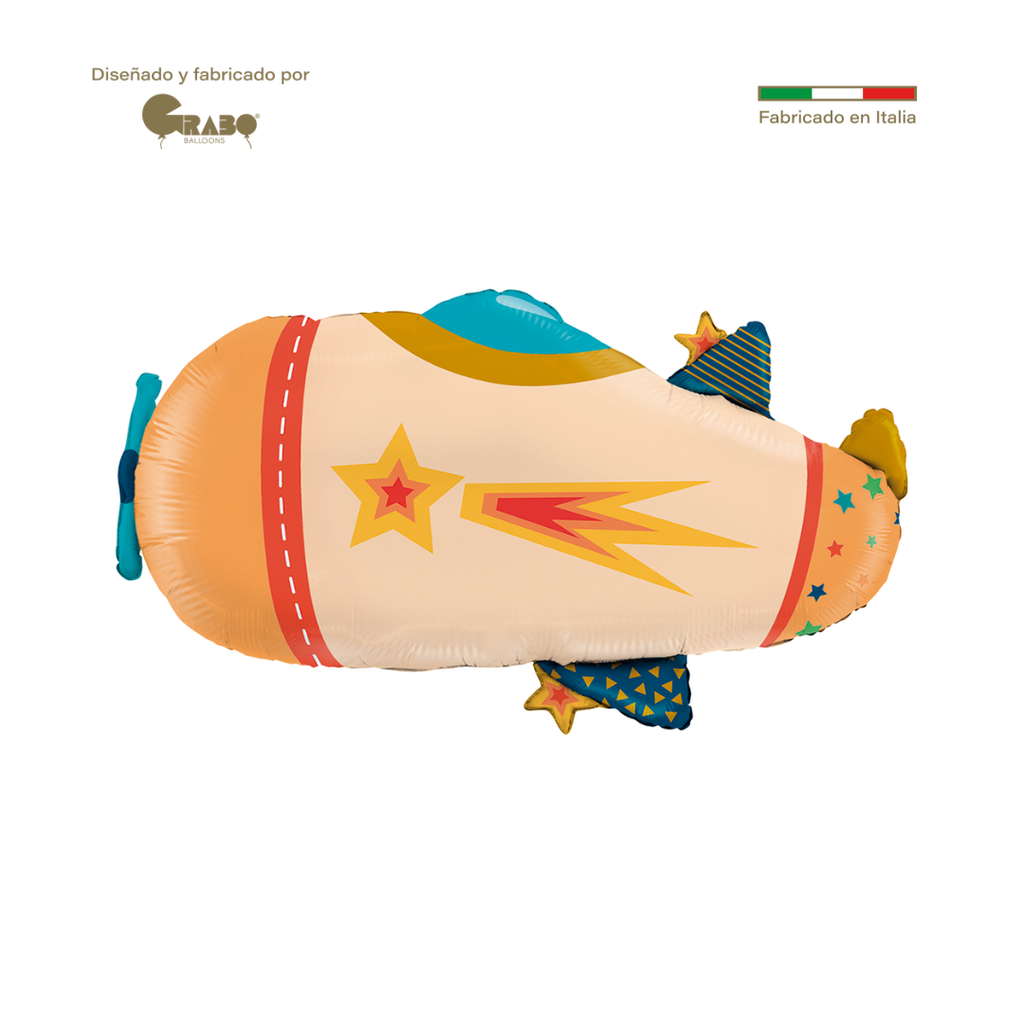 Globo 24" Avion Naranja C/1