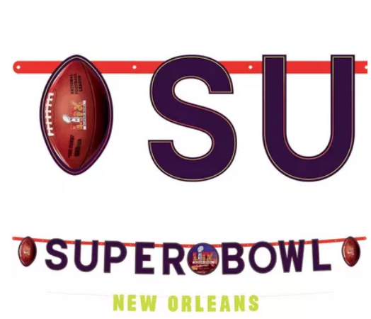 Banner Super Bowl NFL C/1