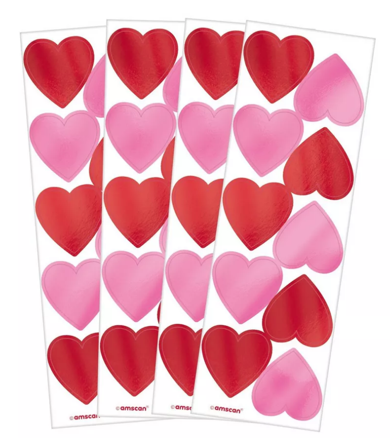 Pegatinas Corazon C/6