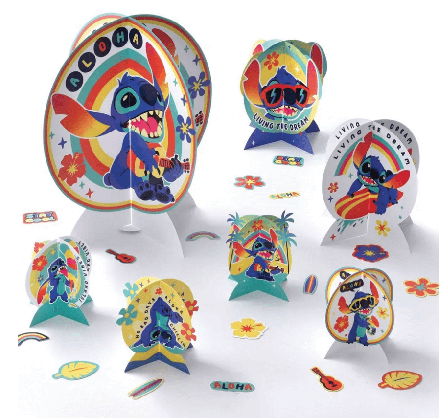 Kit Centro De Mesa Stitch C/1