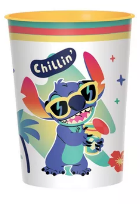 Vaso Plastico 16oz Stitch C/1