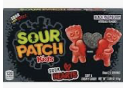 Sour Patch Sour Hearts C/87g