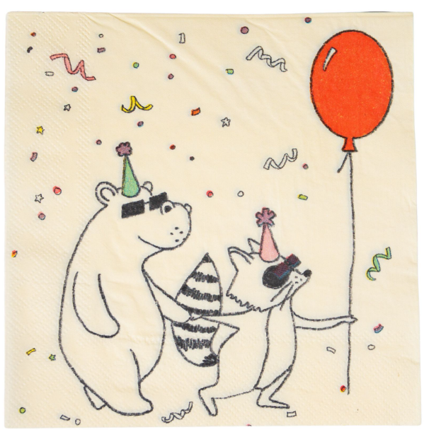 Servilleta Party Animals C/16