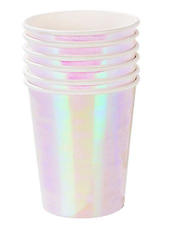 Vaso 9oz Iridiscente C/8