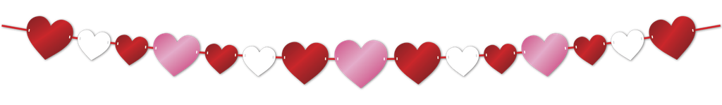 Guirnalda Movil Suajada Corazones C/1