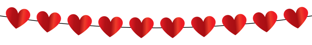 Guirnalda Movil Suajada Corazones C/1