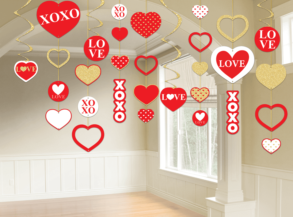 Adorno Espiral Figuras San Valentin C/30