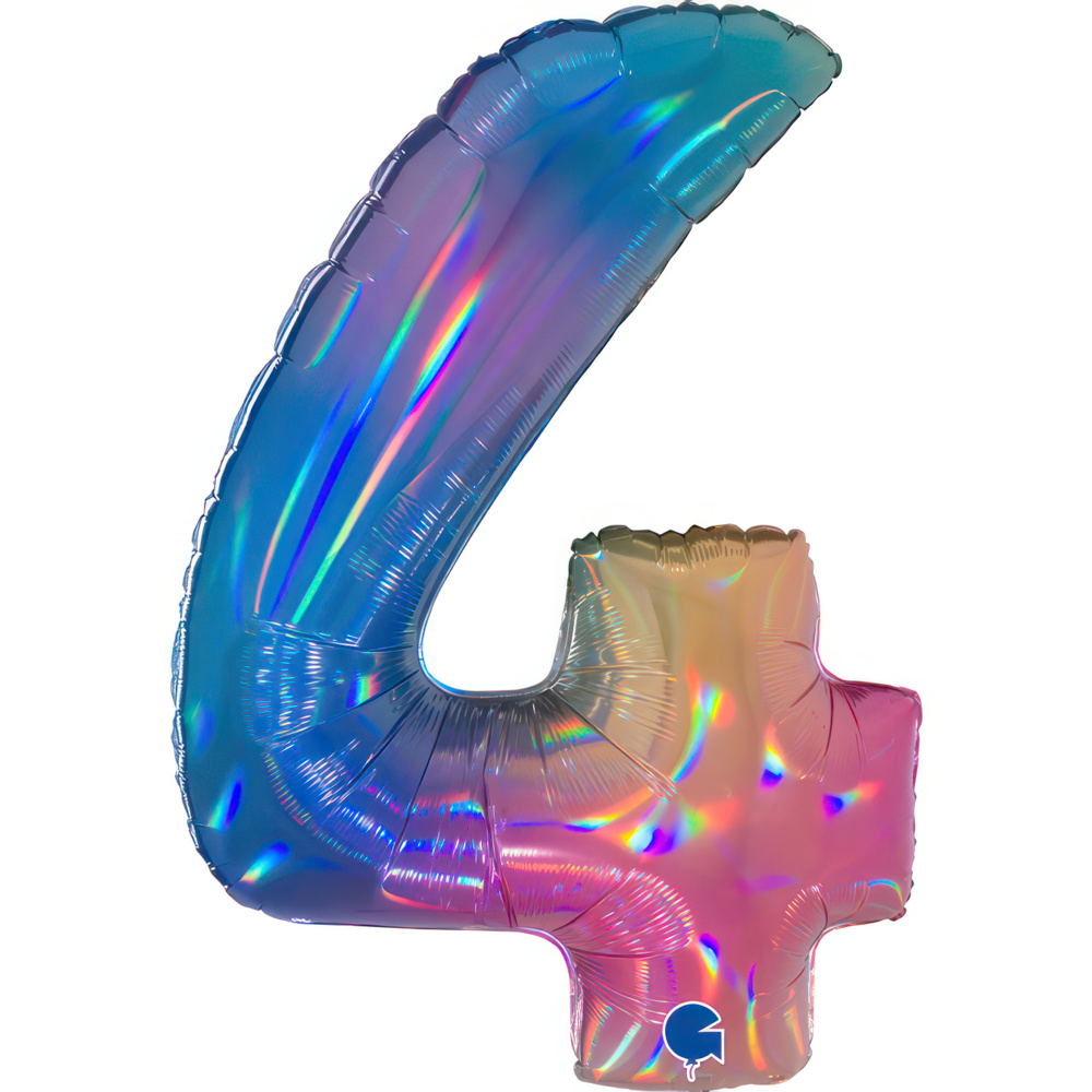 Globo 40" Numero 4 Caramelo C/1