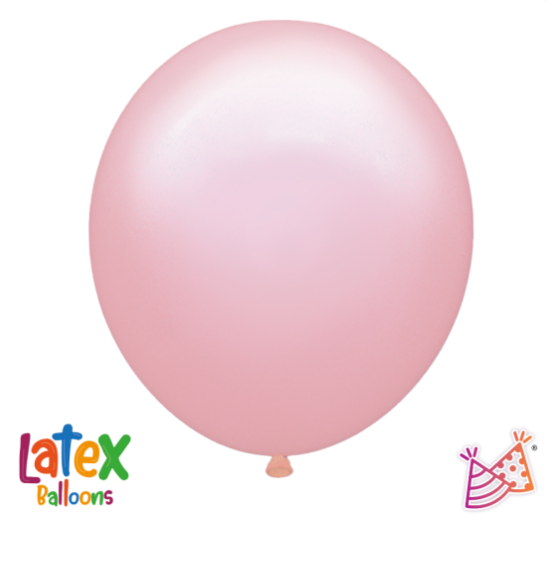 Bolsa De Globos 18" Mac. Rosa  C/20