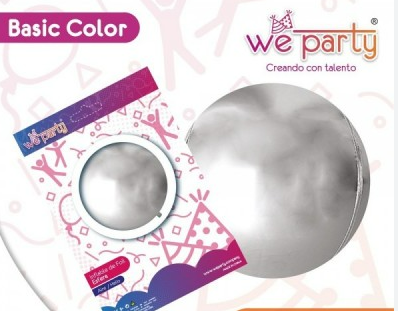 Esfera 24" Lisa Plata C/1