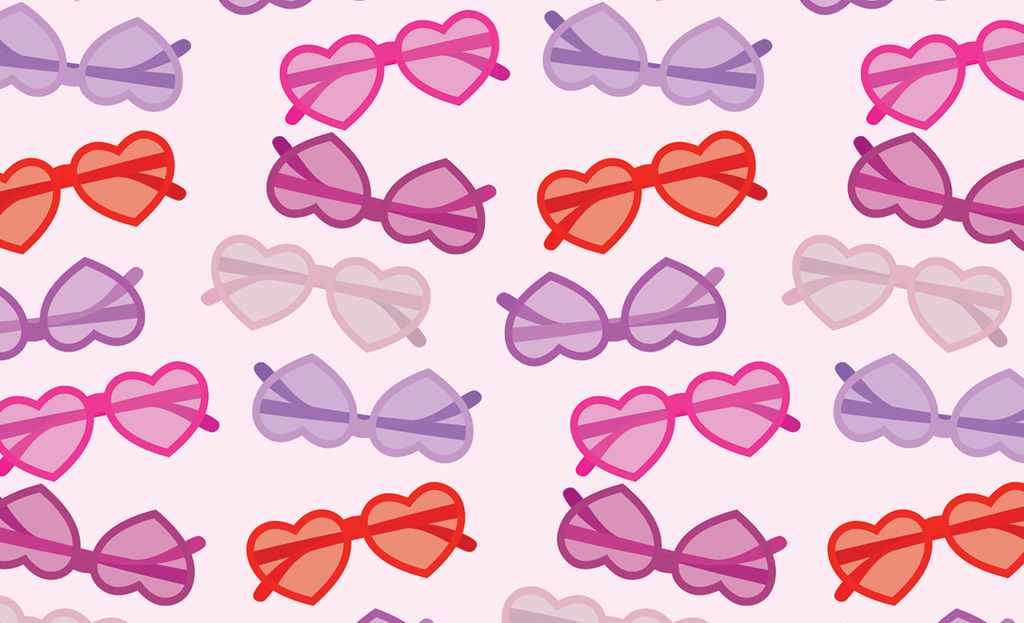 Papel de Envoltura Lentes Corazones C/1