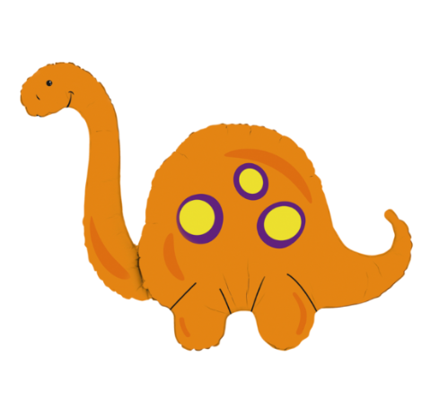 Globo 35" Figura Brontosaurio C/1