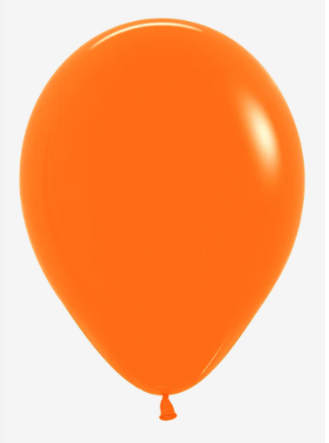 Globo 5" Latex Fashion Naranja C/1