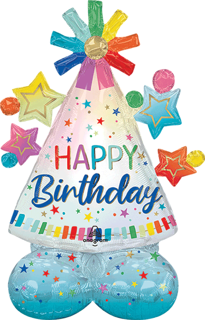 Globo Airloonz Jr Gorro Happy Birthday C/1