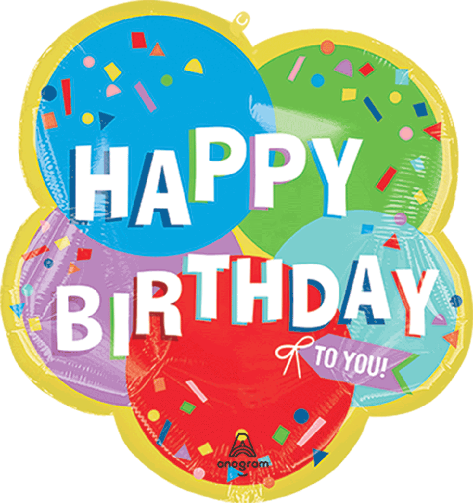 Globo 36" Sunny Balloons Birthday C/1