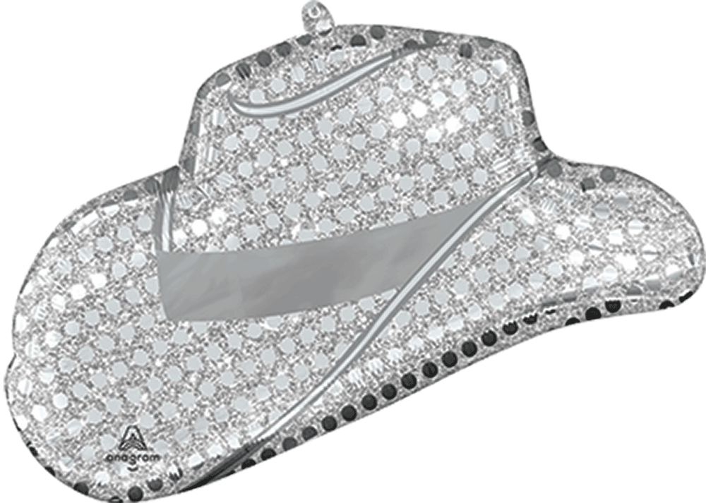 Globo 36" Sombrero Vaquero Disco C/1