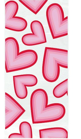 Bolsa Celofan Para Dulces Corazones C/20