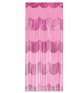 Cortina Rosa Bebe C/1