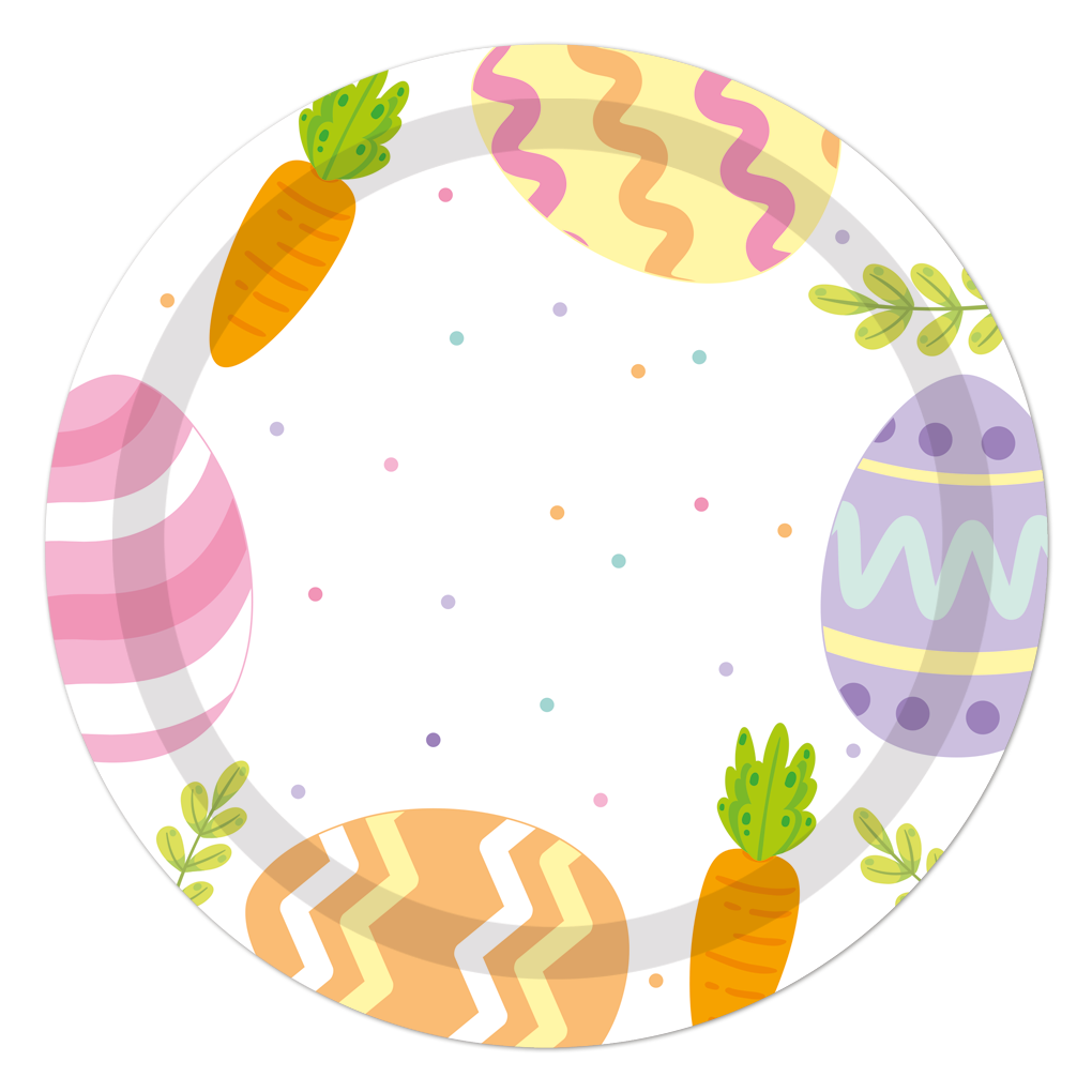 Plato 7"  Pascua C/6