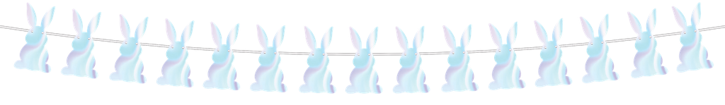 Guirnalda Metalica Pascua C/1