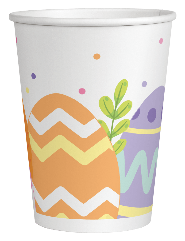 Vaso 9oz Pascua C/6